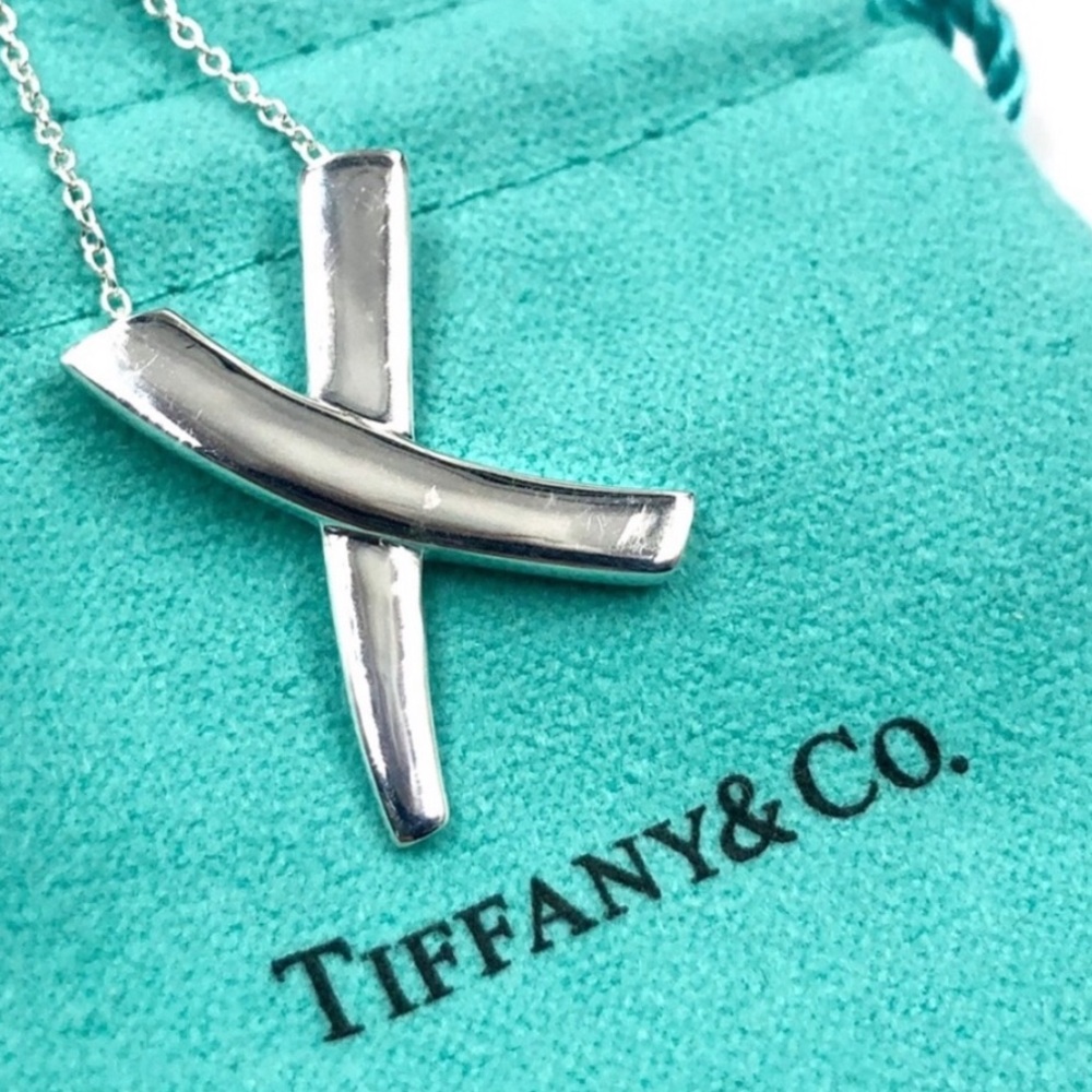 Tiffany & Co. Paloma Picasso Silver X Necklace